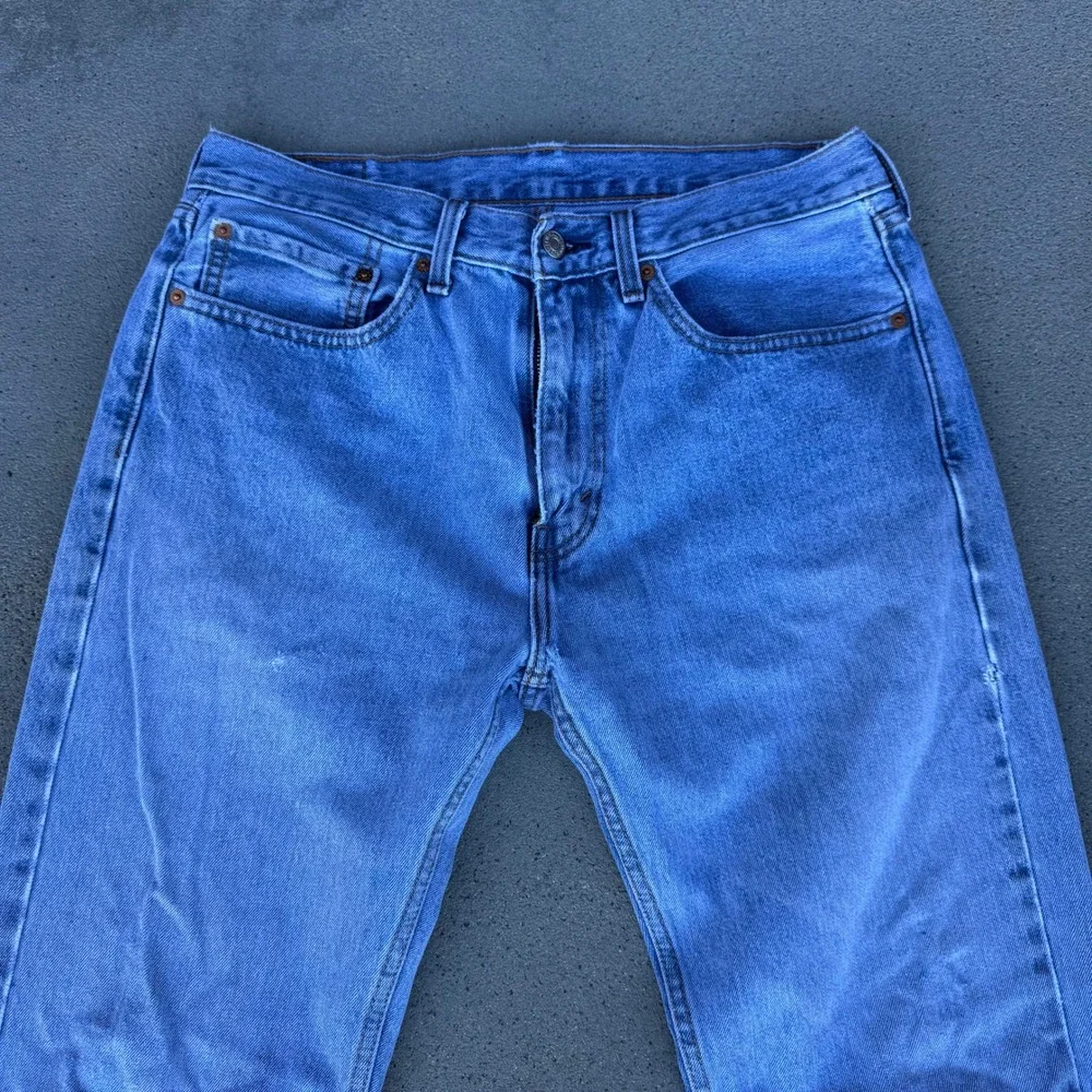 Levi's 505 Mens Jeans 34x30‎ Medium Wash Relaxed Fit Denim 100% Cotton